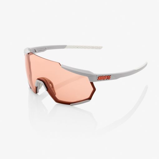 OCCHIALI 100%  RACETRAP SOFT TACT STONE GREY