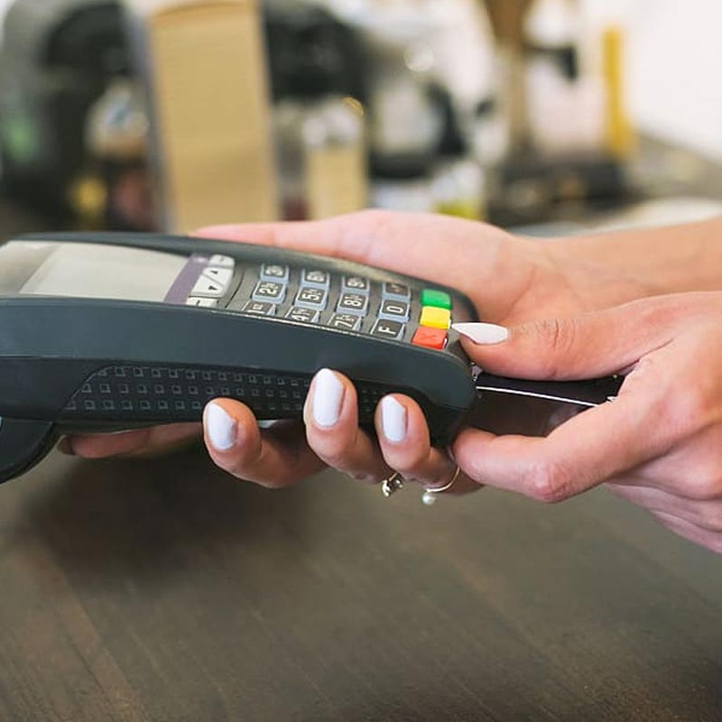 Cash at the point of sale